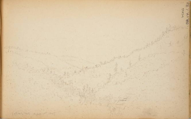 Sketchbook: Marbletown, Catskills, Lake George