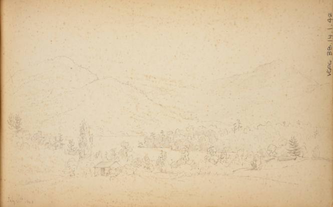 Sketchbook: Marbletown, Catskills, Lake George