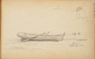 Sketch at Lake George, 1848, from Marbletown, Catskills, Lake George Sketchbook 1847-48