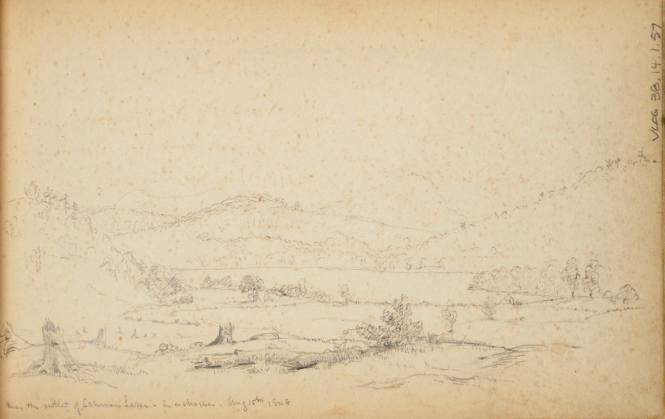 Sketchbook: Marbletown, Catskills, Lake George