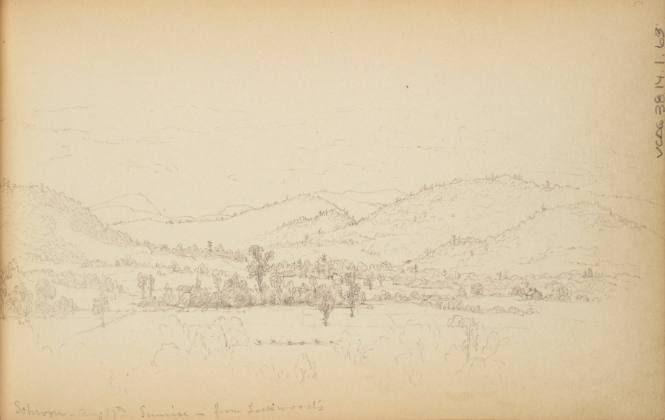 Sketchbook: Marbletown, Catskills, Lake George
