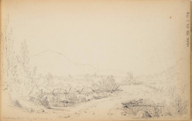 Sketchbook: Marbletown, Catskills, Lake George