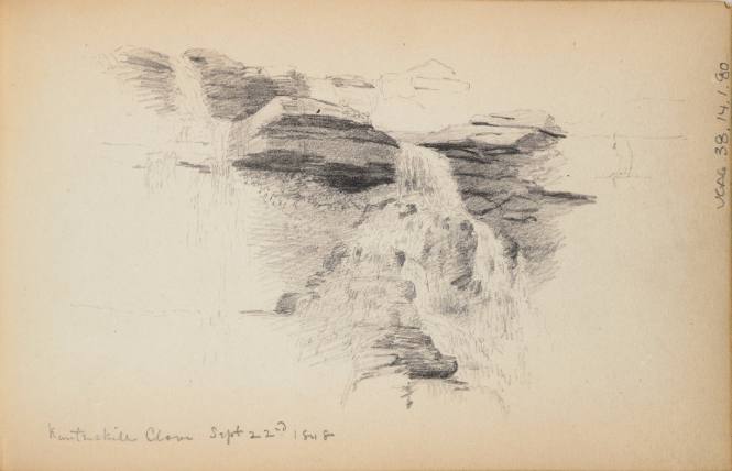 Kaaterskill Clove, September 22, 1848, from the Marbletown, Catskills, Lake George Sketchbook