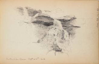 Kaaterskill Clove, September 22, 1848, from the Marbletown, Catskills, Lake George Sketchbook
