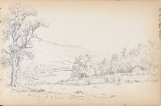 Sketchbook: 1849-50. Delaware and Sus(quehana), White Mountains