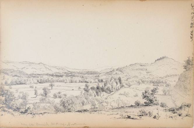 Sketchbook: 1849-50. Delaware and Sus(quehana), White Mountains