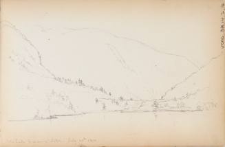 Sketchbook: 1849-50. Delaware and Sus(quehana), White Mountains