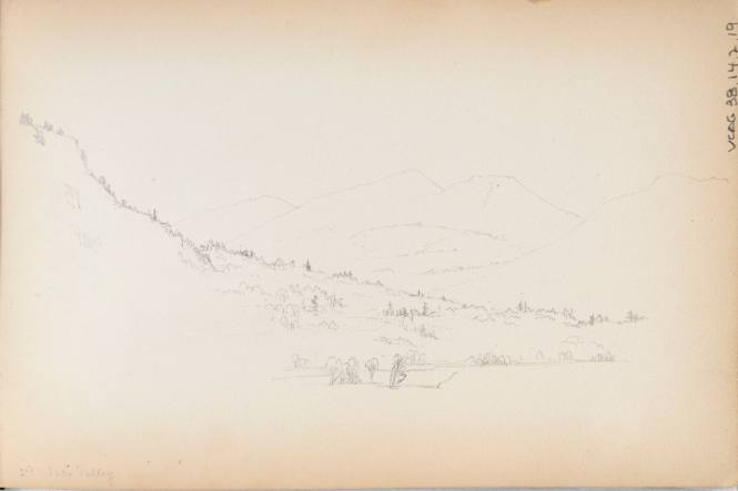 Sketchbook: 1849-50. Delaware and Sus(quehana), White Mountains