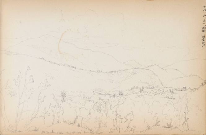 Sketchbook: 1849-50. Delaware and Sus(quehana), White Mountains