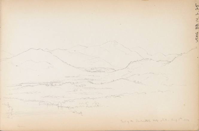 Sketchbook: 1849-50. Delaware and Sus(quehana), White Mountains