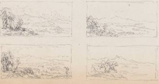 Sketchbook: 1849-50. Delaware and Sus(quehana), White Mountains