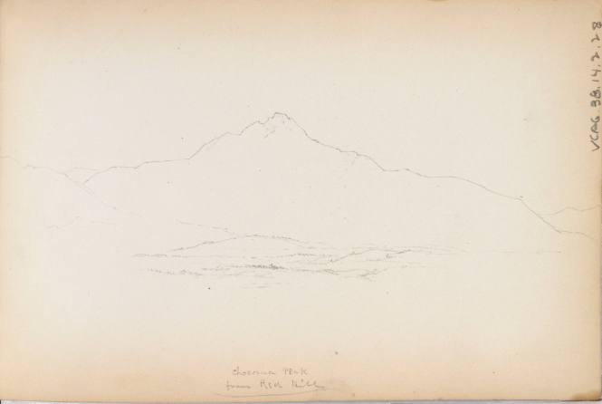 Sketchbook: 1849-50. Delaware and Sus(quehana), White Mountains