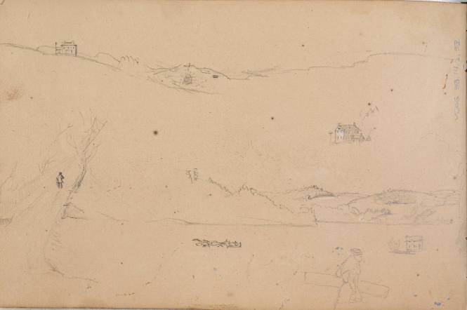 Sketchbook: 1849-50. Delaware and Sus(quehana), White Mountains