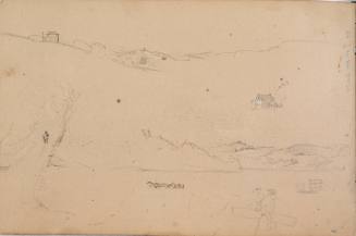 Sketchbook: 1849-50. Delaware and Sus(quehana), White Mountains