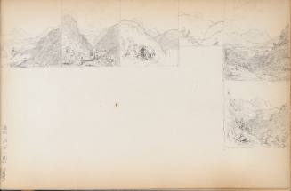 Sketchbook: 1849-50. Delaware and Sus(quehana), White Mountains