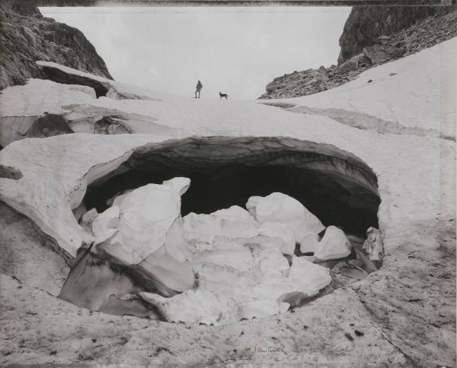 Goat Lake Ice Cavern, Sawtooth Range, Idaho