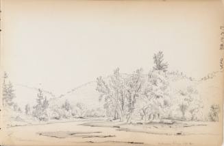 Sketchbook: 1849-50. Delaware and Sus(quehana), White Mountains