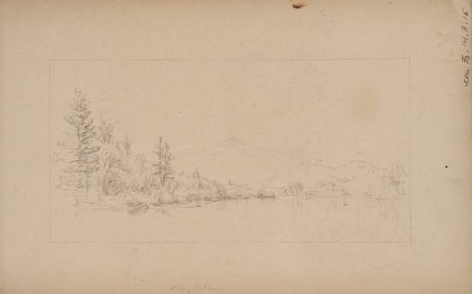 "10th Aug., Shelburne", from the Nova Scotia and New Hampshire Subjects Sketchbook
