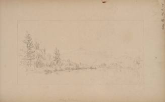 "10th Aug., Shelburne", from the Nova Scotia and New Hampshire Subjects Sketchbook