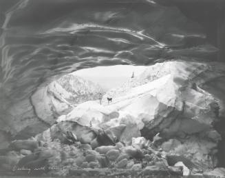 Looking North Through Snow Tunnel above Goat Lake: Sawtooth Range, Idaho