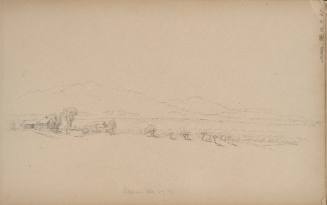 "Jefferson Hills Aug 17th", from the Nova Scotia and New Hampshire Subjects Sketchbook