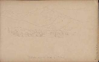 "Madison, White Mts, July 20th 59, Shelburne", from the Nova Scotia and New Hampshire Subjects Sketchbook