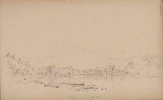 "Shelburne - July 30th, 59", from the Nova Scotia and New Hampshire Subjects Sketchbook