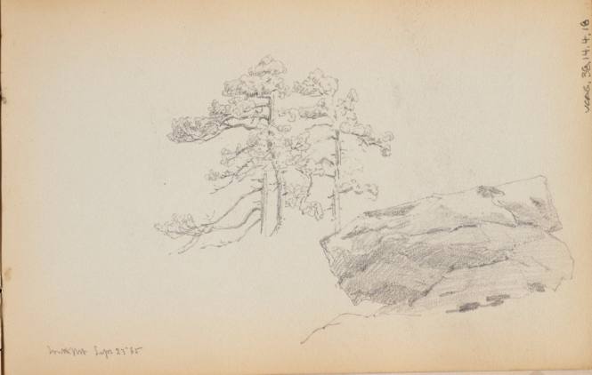 South Mountain, September 27, 1865, from the New Hampshire and New York Sketchbook