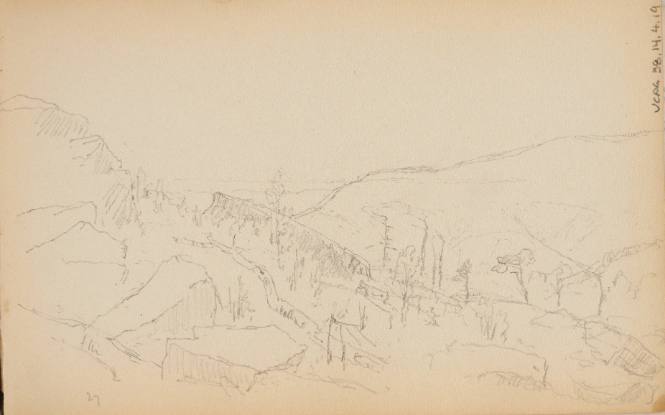 South Mountain, September 27, 1865, from the New Hampshire and New York Sketchbook