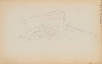 Study of Mount Hayes, August, 1865, from the New Hampshire and New York Sketchbook