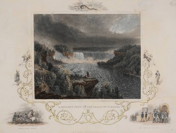 A Distant View of the Falls of Niagara