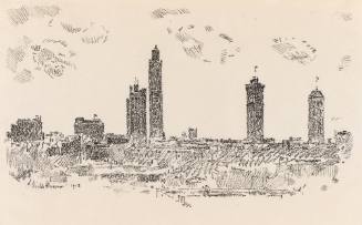 New York Skyline - Dark Buildings