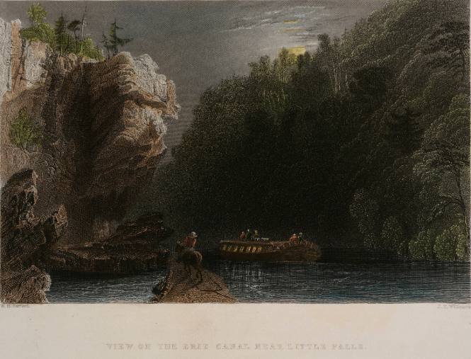 View on the Erie Canal near Little Falls