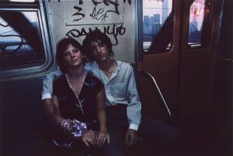 Couple on the subway