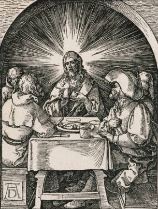 Christ at Emmaus (The Small Passion)