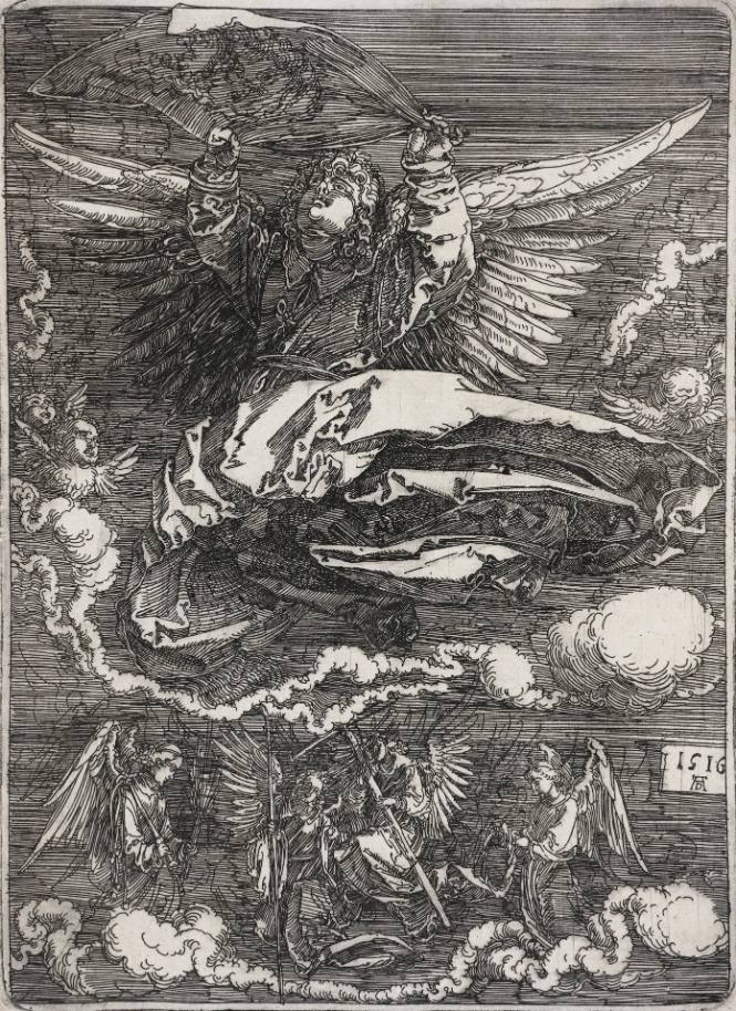 The Sudarium Spread Out by an Angel