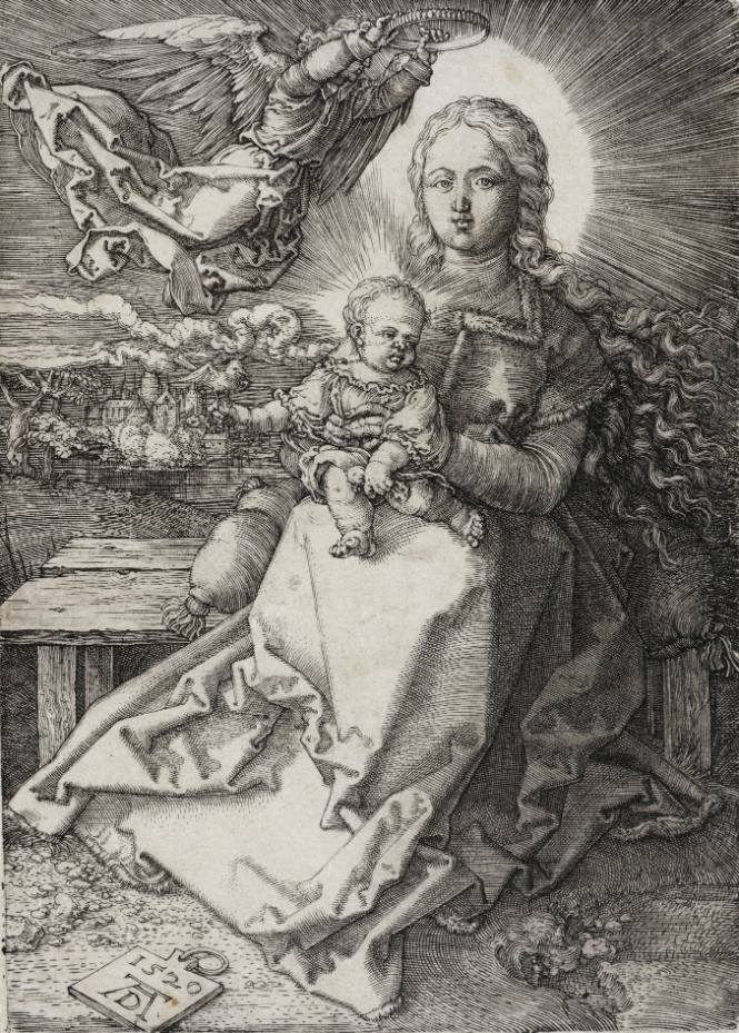 The Madonna Crowned by an Angel