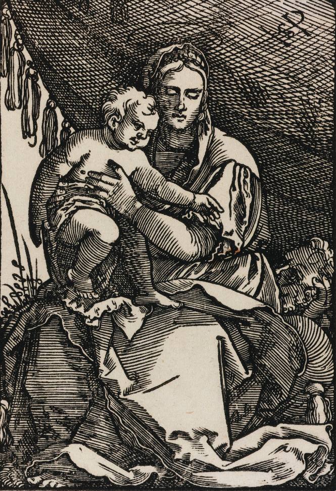 Holy Family under a Canopy