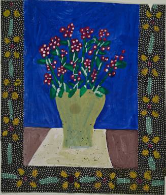 Flower Vase/Blue Field