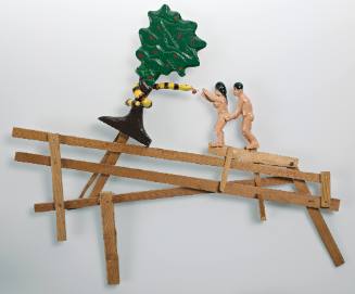 Snake, Apple, Eve, Adam (Push and Pull Toy)