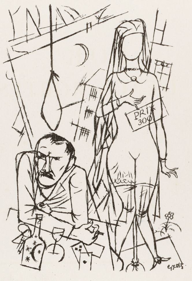Untitled (Illustration from Port d'eaux mortes by Pierre MacOrlan, 1926)