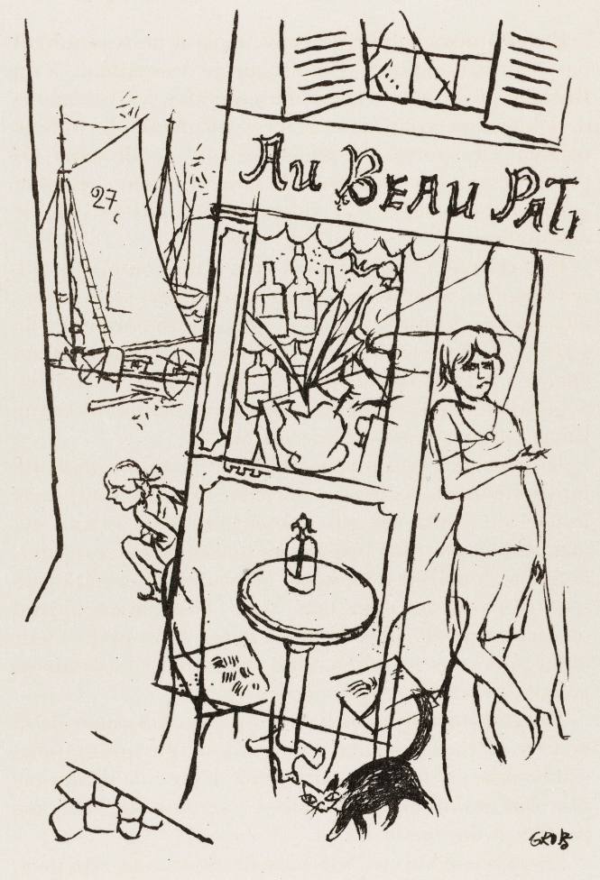 Untitled (Illustration from Port d'eaux mortes by Pierre MacOrlan, 1926)