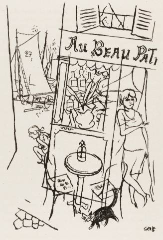 Untitled (Illustration from Port d'eaux mortes by Pierre MacOrlan, 1926)
