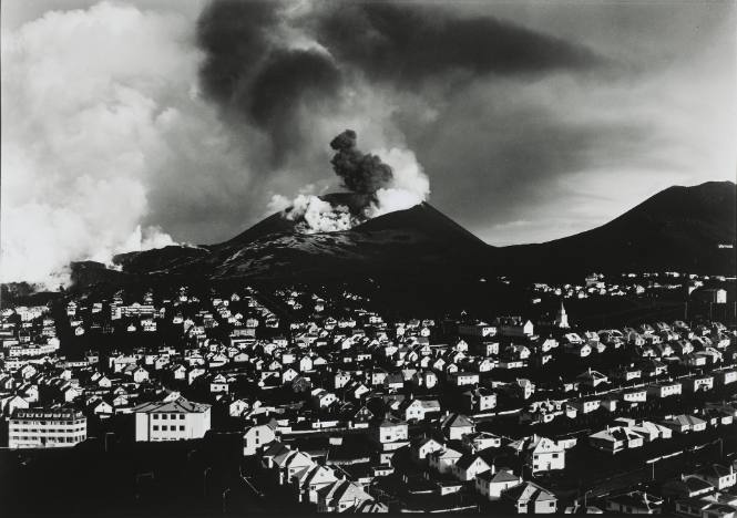 Eruption Over Heimay, Westman Island, Iceland