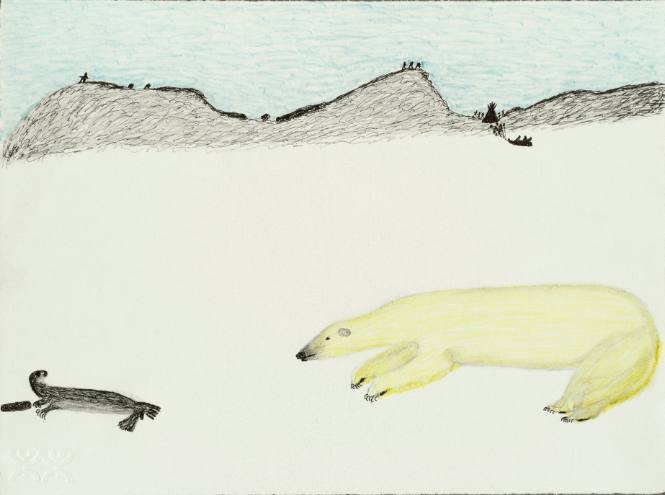 Yellow Polar Bear