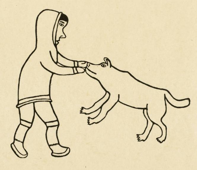 Me and My Dog, from the Baker Lake Annual Print Collection