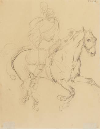 Sketches of Mounted Soldiers: Horse More Fully Treated