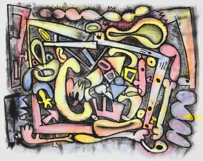 44, from Exit Art portfolio, 2001: TWO O O ONE