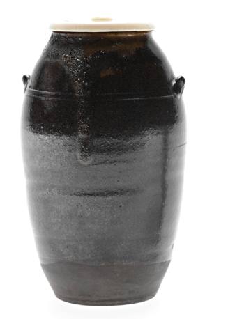 Satsuma ware tea caddy