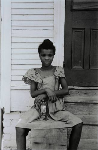 Girl on steps, New Orleans, Louisiana